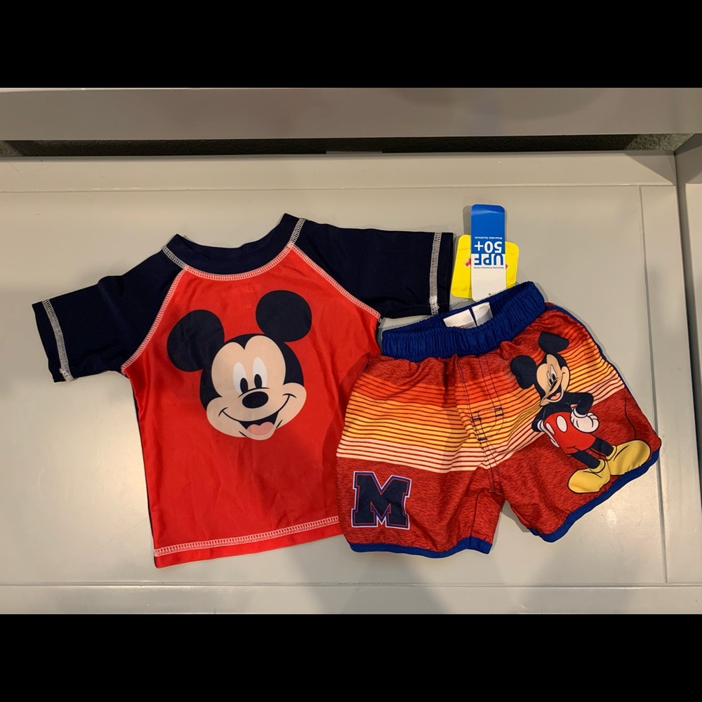 Mickey Mouse Baby Boy Swimset